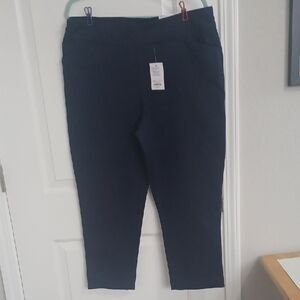 Croft & Barrow Dark Blue Straight Leg Pants